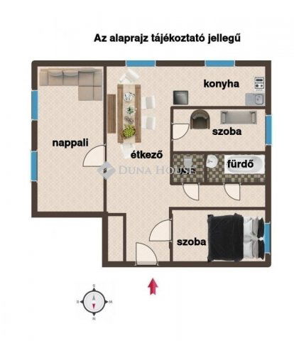 Eladó panellakás, Várpalotán 47 M Ft, 3 szobás
