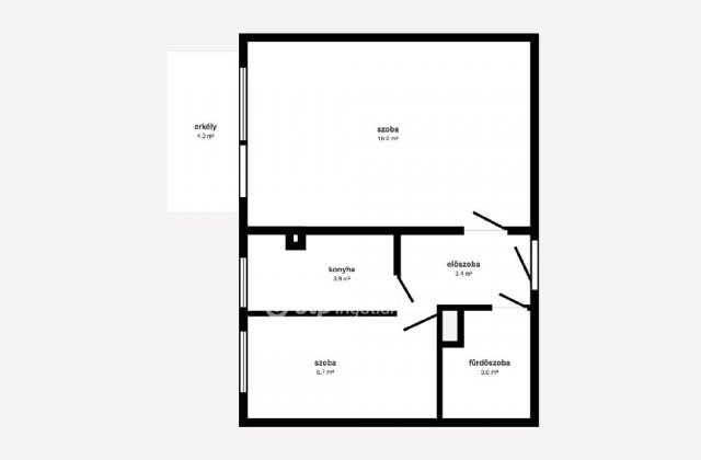 Eladó panellakás, Miskolcon 34 M Ft, 1+1 szobás