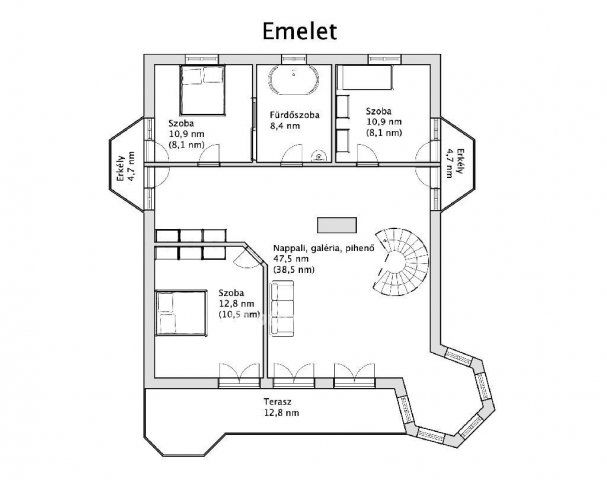 Eladó családi ház, Pencen 119.9 M Ft, 4+2 szobás