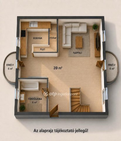 Eladó téglalakás, Szigetszentmiklóson 95.9 M Ft, 3+1 szobás