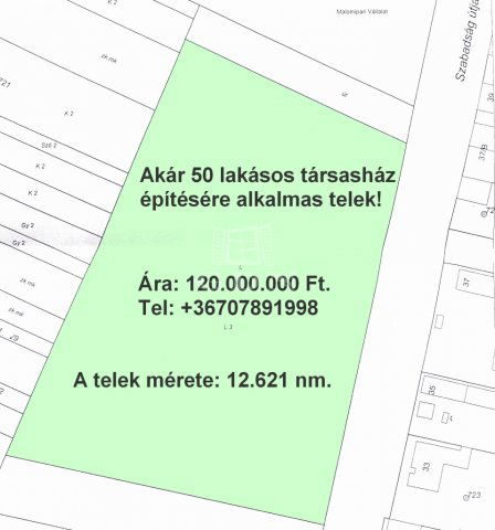 Eladó telek, Hajdúnánáson 120 M Ft / költözzbe.hu