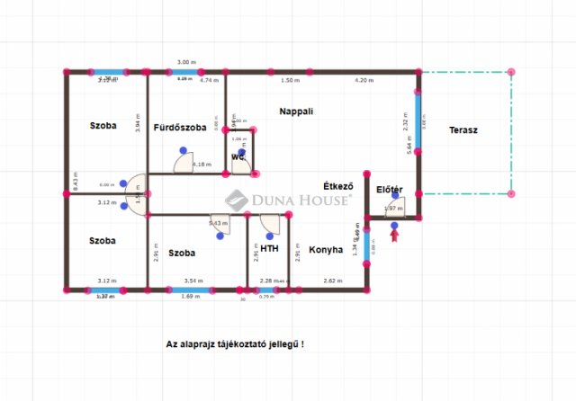 Eladó családi ház, Harkán 109 M Ft, 4 szobás