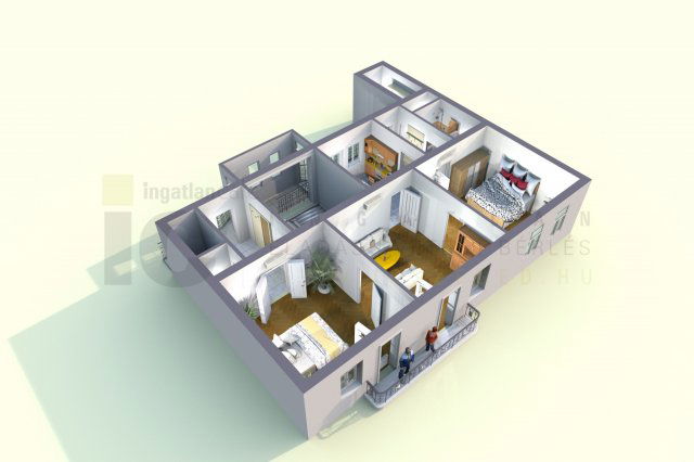 Eladó téglalakás, Szegeden, Kálvária sugárúton 98.8 M Ft