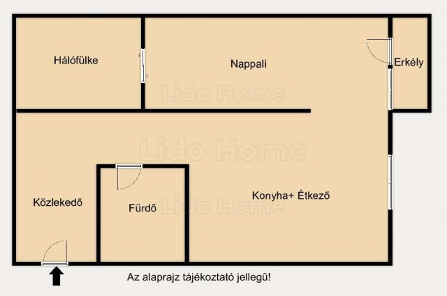 Eladó téglalakás, Veszprémben 54 M Ft, 1+1 szobás