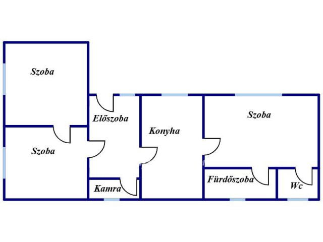 Eladó családi ház, Pétervásárán 15.3 M Ft, 3 szobás