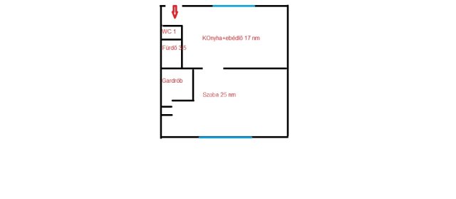 Eladó téglalakás, Budapesten, I. kerületben 89.9 M Ft, 1 szobás