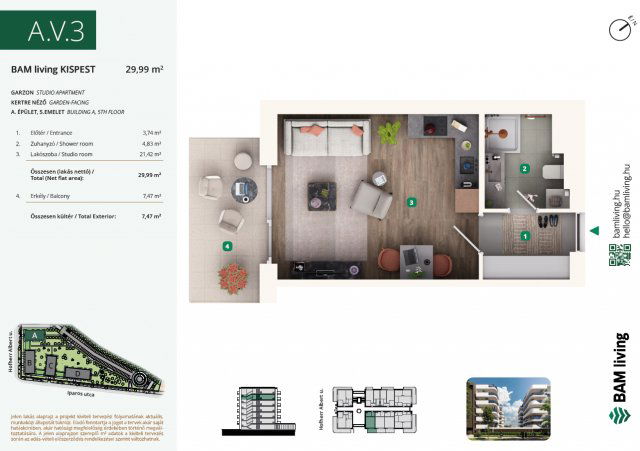 Eladó téglalakás, Budapesten, XIX. kerületben, Iparos utcában