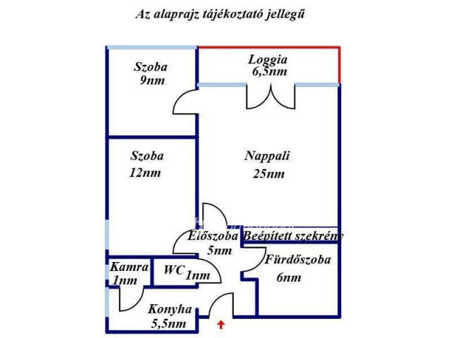 Eladó téglalakás, Sarkadon 26.5 M Ft, 2+1 szobás