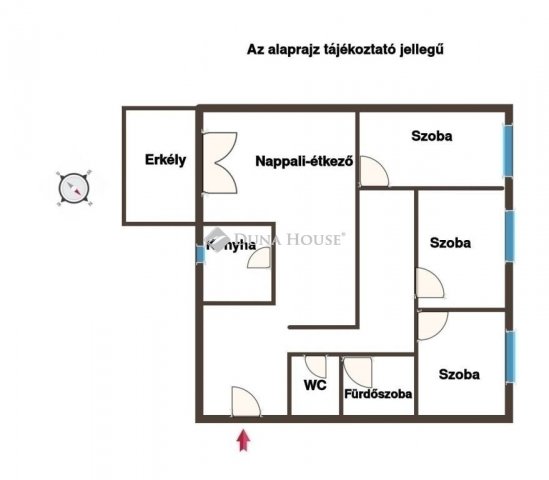 Eladó téglalakás, Budapesten, XX. kerületben 78.9 M Ft, 3 szobás
