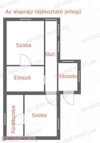 Eladó családi ház, Ócsán 49.9 M Ft, 2 szobás