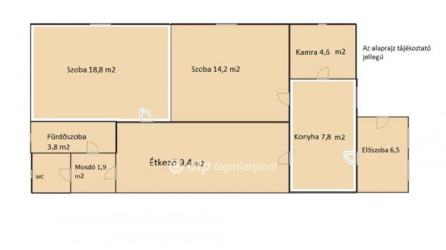Eladó családi ház, Mikepércsen 32.9 M Ft, 2 szobás