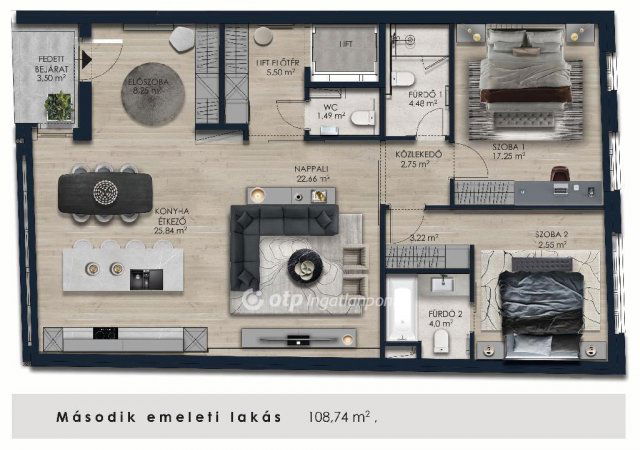 Eladó téglalakás, Budapesten, II. kerületben 434.96 M Ft
