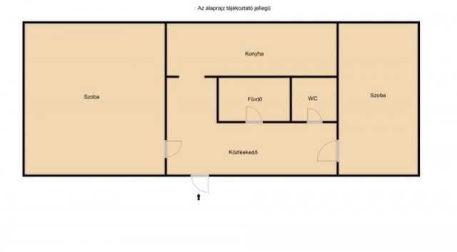 Eladó téglalakás, Algyőn 46 M Ft, 2 szobás