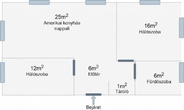 Eladó téglalakás, Budapesten, II. kerületben 129.9 M Ft
