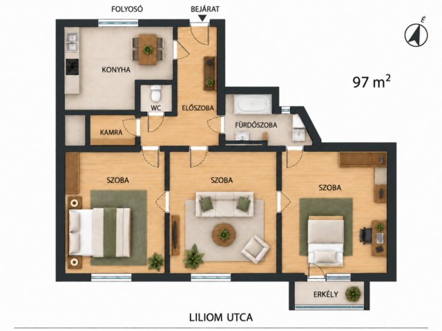 Eladó téglalakás, Budapesten, IX. kerületben 99.9 M Ft, 3 szobás