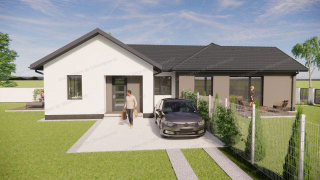 Eladó ikerház, Máriakálnokon 60.5 M Ft, 3 szobás