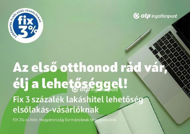 Eladó panellakás, Pécsett 64.9 M Ft, 2 szobás