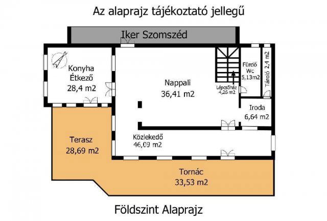 Eladó ikerház, Csömörön 149 M Ft, 6+1 szobás