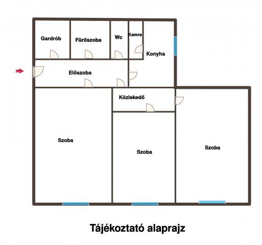 Eladó panellakás, Budapesten, III. kerületben 74.9 M Ft, 3 szobás