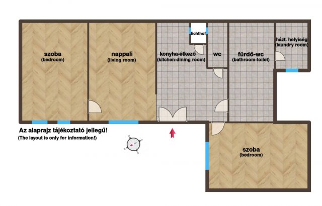 Eladó téglalakás, Budapesten, VIII. kerületben 85 M Ft, 3 szobás