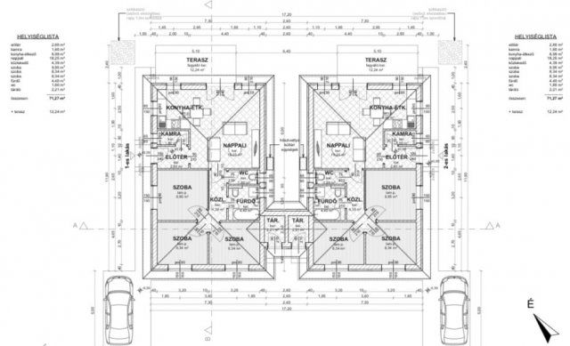 Eladó ikerház, Vácrátóton 82.5 M Ft, 4 szobás