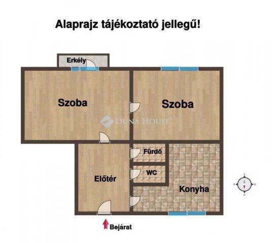 Eladó téglalakás, Budapesten, VI. kerületben 74.9 M Ft, 2 szobás