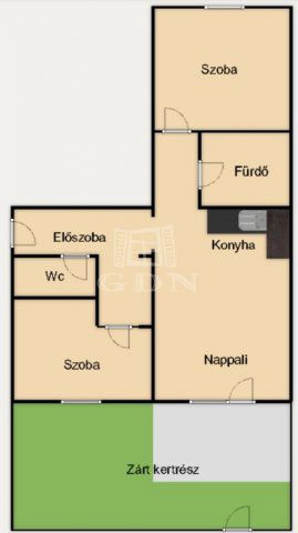 Eladó téglalakás, Veszprémben 72.9 M Ft, 2+1 szobás