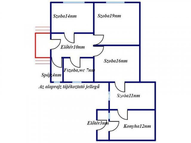 Eladó családi ház, Nyírlugoson 18 M Ft, 3+1 szobás