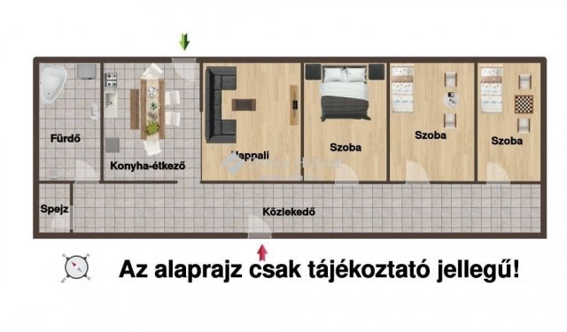 Eladó családi ház, Versegen 34 M Ft, 4 szobás