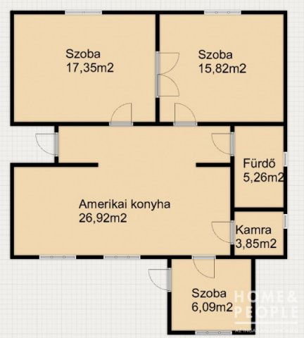 Eladó családi ház, Hódmezővásárhelyen 42.9 M Ft, 2+1 szobás