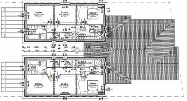 Eladó ikerház, Veresegyházon 145.8 M Ft, 1+4 szobás