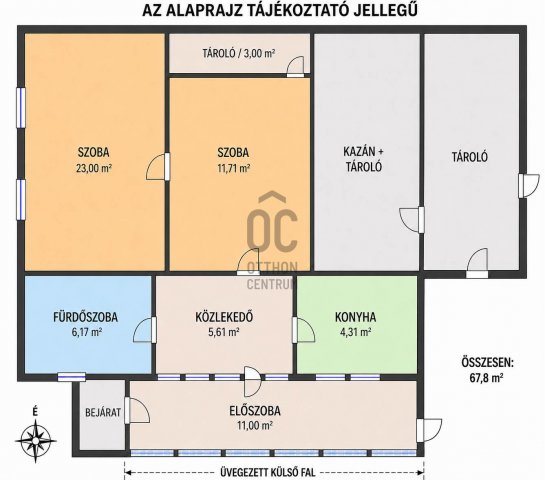Eladó családi ház, Rábacsécsényen 23.9 M Ft, 3 szobás