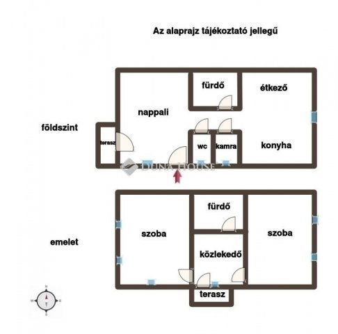 Eladó családi ház, Budapesten, XIX. kerületben 84.9 M Ft
