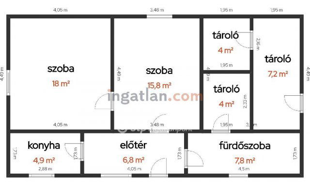 Eladó családi ház, Tiszakécskén 11.9 M Ft, 2 szobás