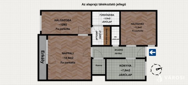 Eladó téglalakás, Szegeden 62 M Ft, 3 szobás