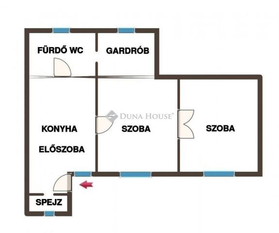 Eladó családi ház, Vecsésen 49.5 M Ft, 2 szobás