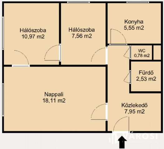 Eladó panellakás, Szegeden 41.9 M Ft, 3 szobás
