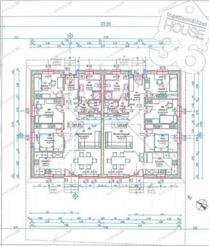 Eladó ikerház, Kecskeméten 83.9 M Ft, 4 szobás