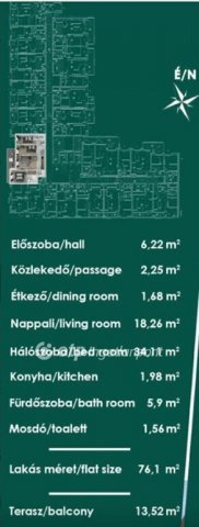 Eladó téglalakás, Budapesten, XIII. kerületben 130.8 M Ft