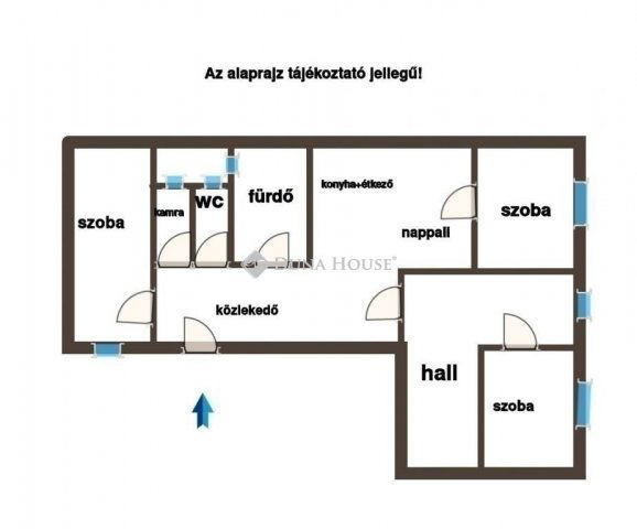 Eladó téglalakás, Budapesten, VIII. kerületben 75.9 M Ft