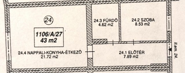 Eladó téglalakás, Szolnokon 51.6 M Ft, 1+1 szobás