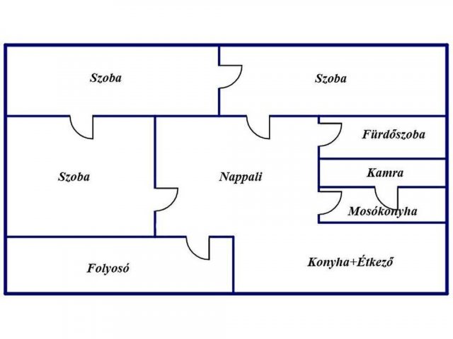 Eladó családi ház, Nagykállóban 27 M Ft, 3 szobás