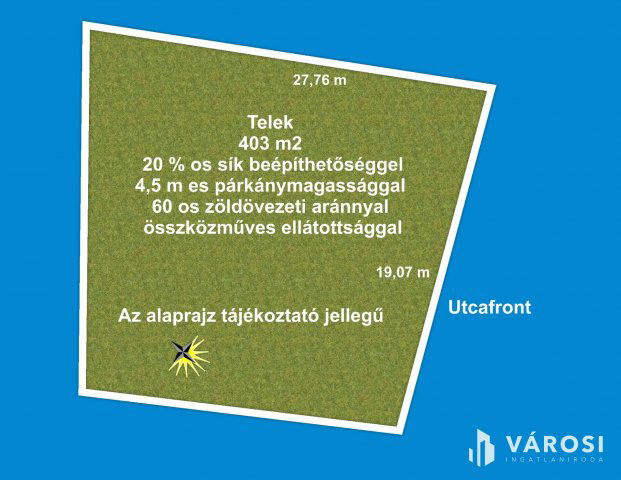 Eladó telek, Szegeden 40.3 M Ft / költözzbe.hu