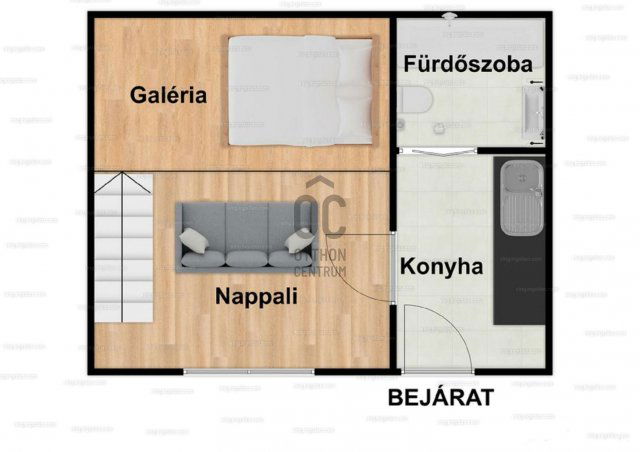 Eladó téglalakás, Budapesten, VIII. kerületben 33 M Ft, 1 szobás