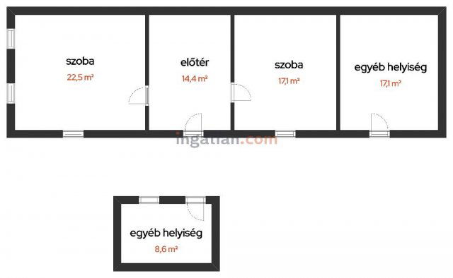 Eladó családi ház, Dunapatajon 11 M Ft, 3 szobás