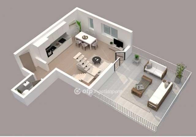 Eladó téglalakás, Nagykanizsán 54.5 M Ft, 1+1 szobás