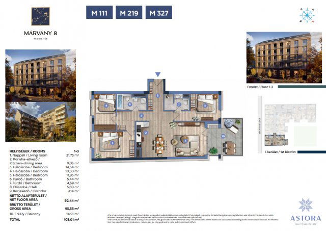 Eladó téglalakás, Budapesten, I. kerületben, Márvány utcában