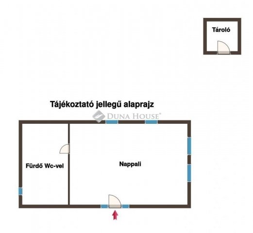 Eladó mezogazdasagi ingatlan, Csemőn 43 M Ft, 1 szobás