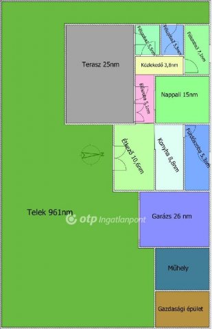 Eladó családi ház, Dömsödön 58.5 M Ft, 1+3 szobás