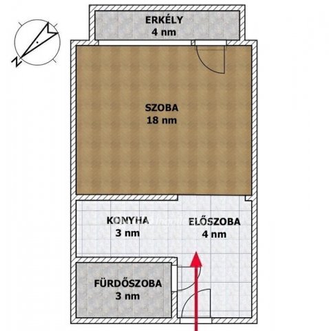 Eladó panellakás, Budapesten, XI. kerületben 52.5 M Ft, 1 szobás